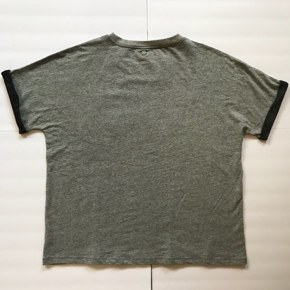 Hunter Embossed Roll Sleeve Logo Tee Shirt SZ L - Picture 4 of 8